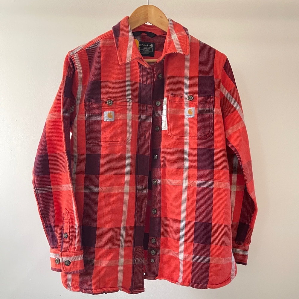 NWT Carhartt Plaid Shirt Size M
